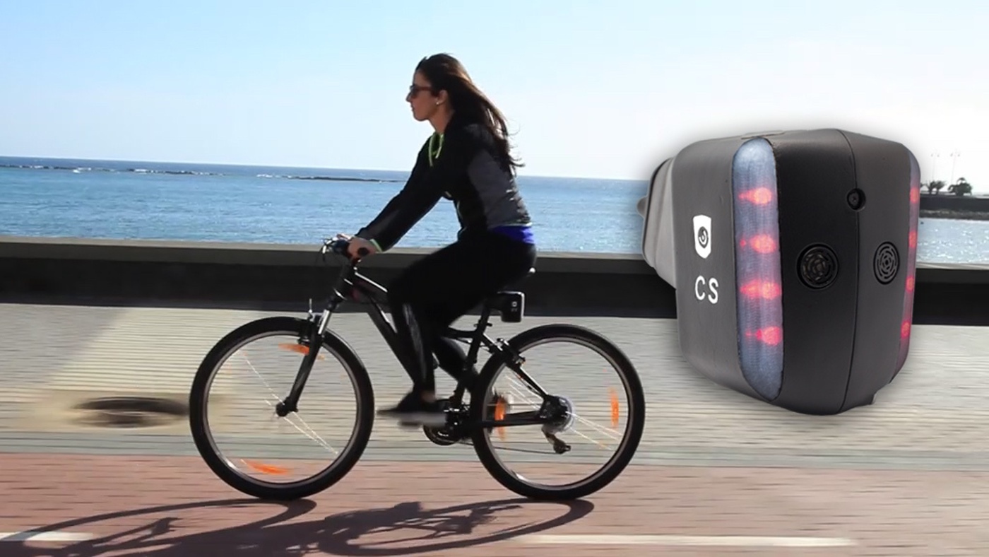 CycloShield, dispositivo de seguridad para ciclistas
