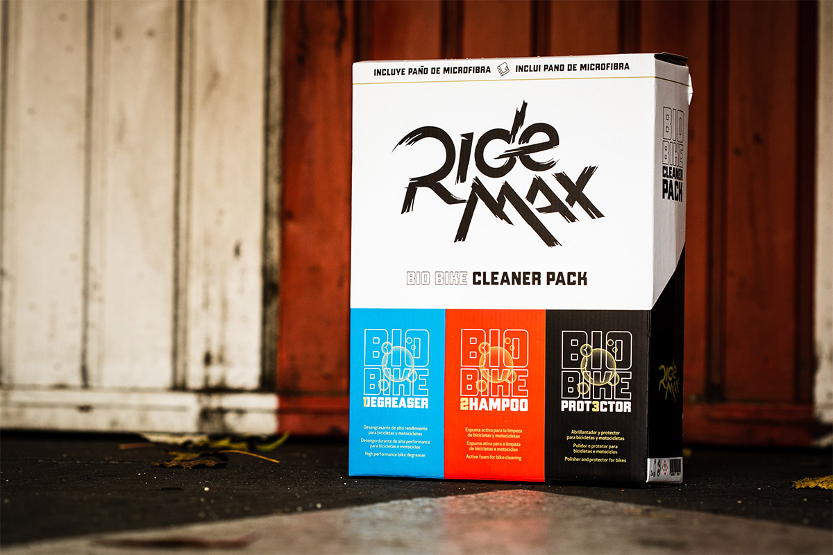 Probamos el RideMax Bio Bike Cleaner Pack con 3 productos para el cuidado de la bici