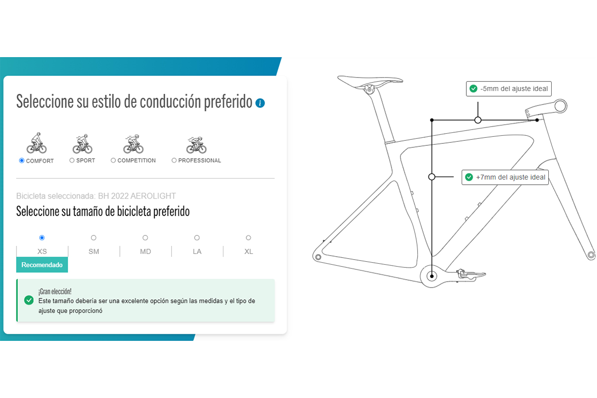 Bikefitting lanza una web para ayudarte a saber tu talla de bicicleta