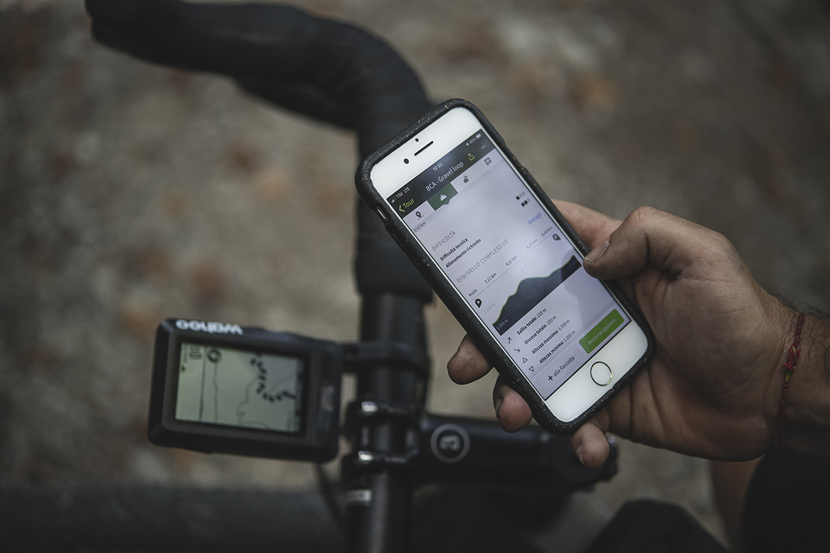 Siguiendo las rutas marcadas para el Road Connection gracias a Komoot