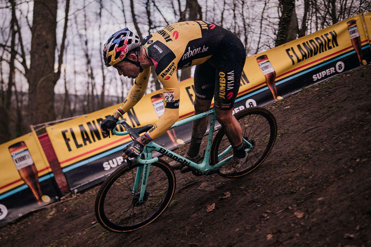 Wout van Aert en acción