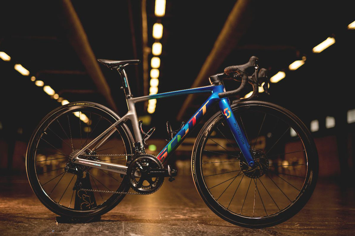 Cuadro de la SCOTT Addict RC edición especial Johan Esteban Chaves.