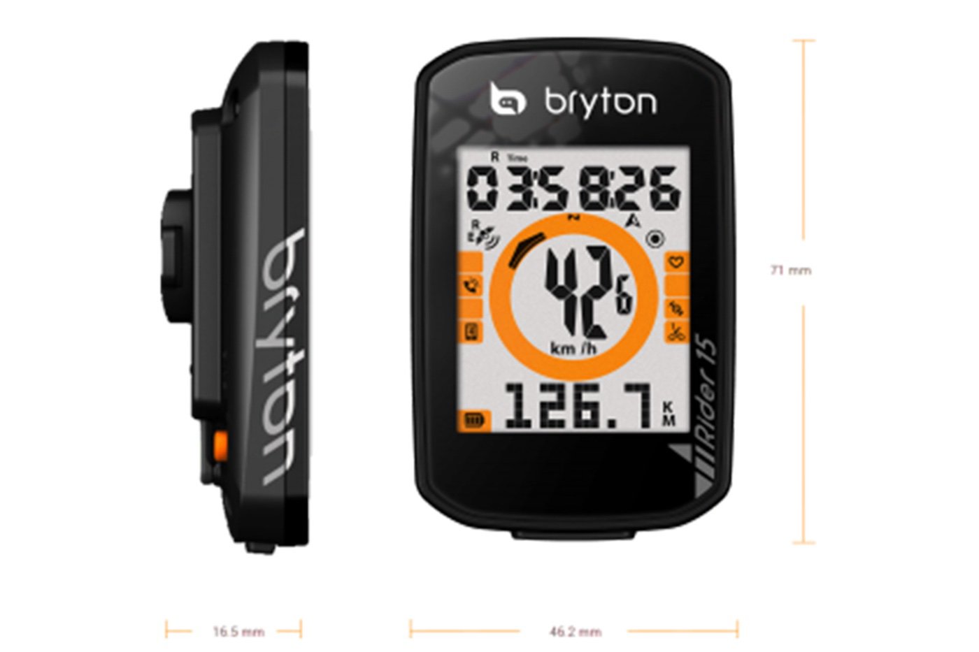 Medidas del Bryton Rider 15