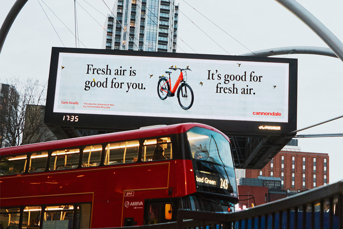 Campaña de la Cannondale Aventure Neo en Londres