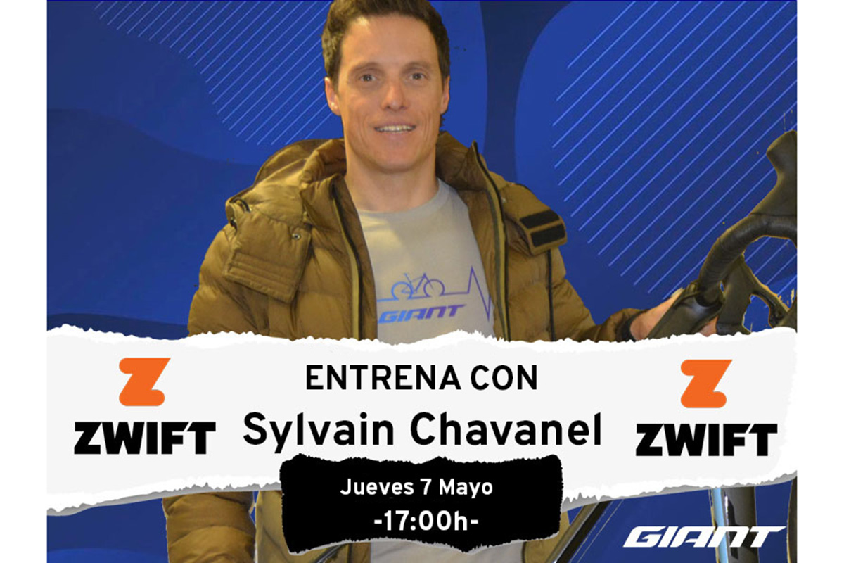 Evento en Zwift con Sylvain Chavanel el jueves 7 de mayo