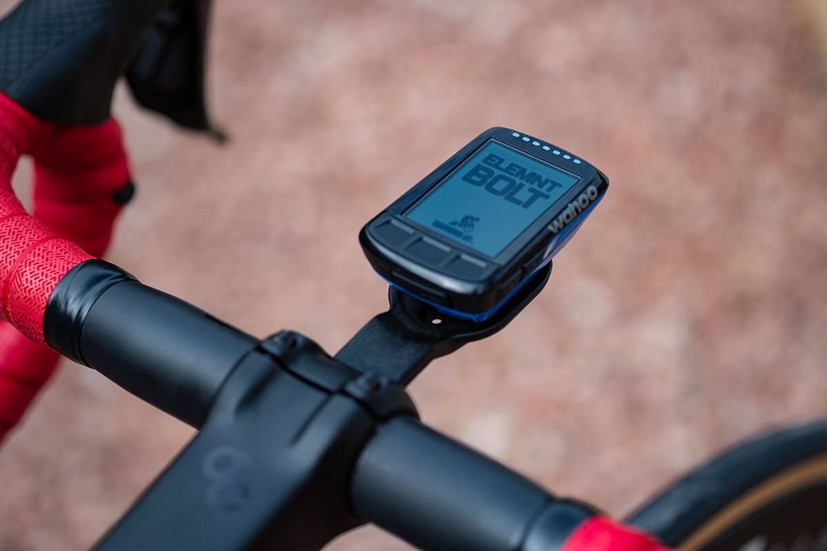 Ciclocomputador Wahoo Elemnt Bolt en la Orbea Orca OMX del Ceratizit WNT Pro Cycling