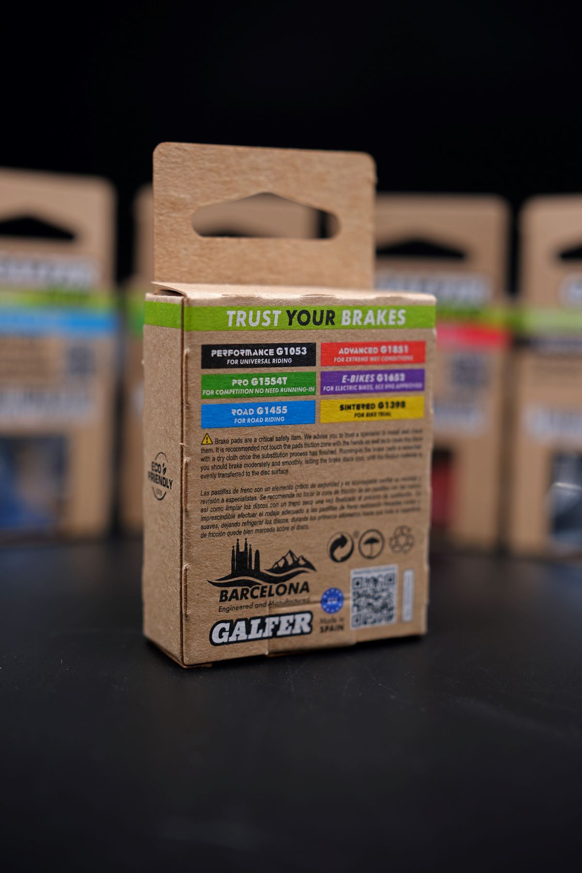 Galfer estrena packaging ecológico para sus pastillas de freno
