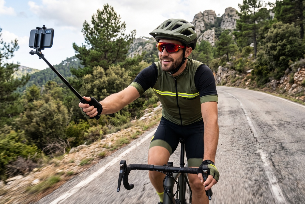 Grabar con el móvil en bici ¿Sabías que te pueden multar?