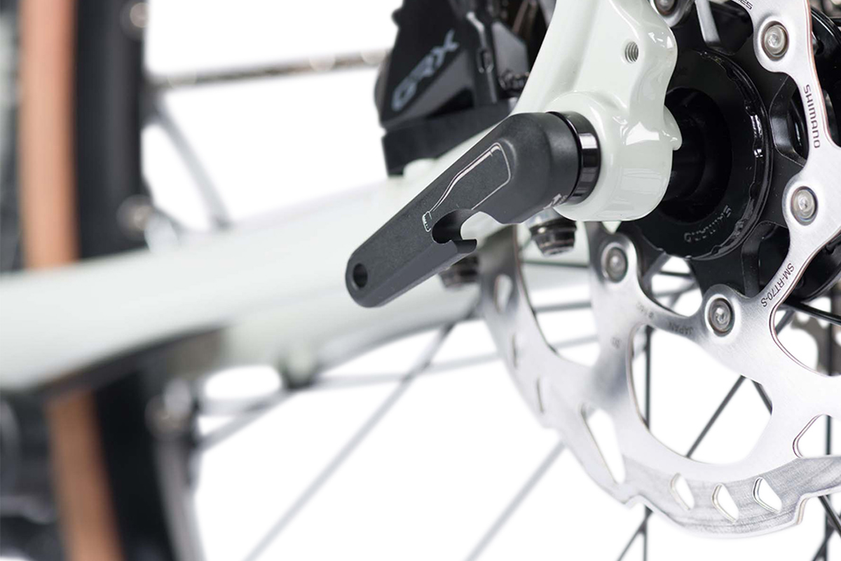 Detalle del eje trasero de la gama Lapierre Crosshill 2021