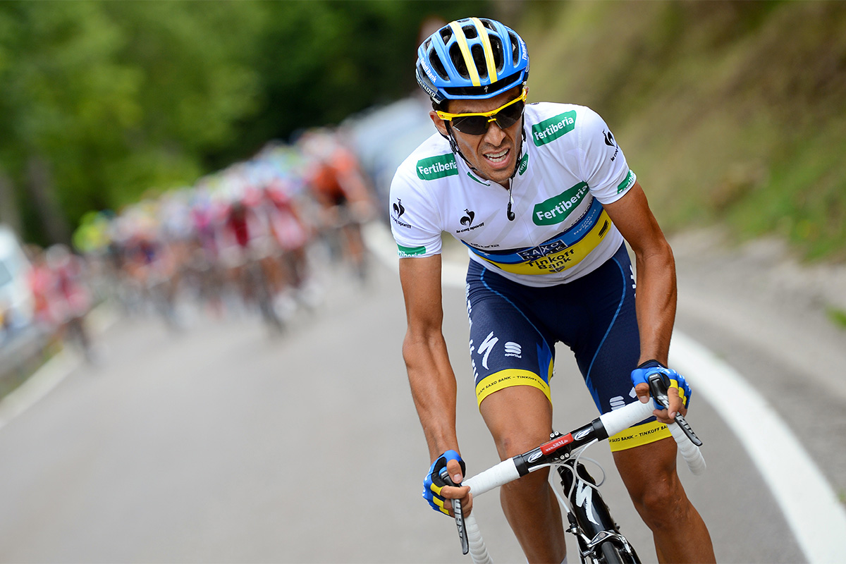 Alberto Contador en La Vuelta de 2012