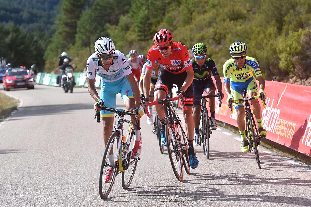 ARU y DUMOULIN en Morcuera, en la etapa decisiva de La Vuelta 2015