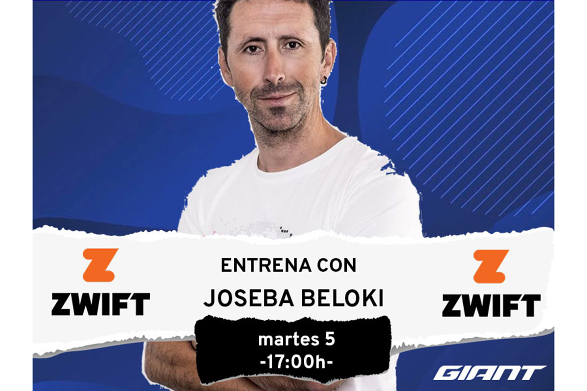 Evento en Zwift con Joseba Beloki el martes 5 de mayo