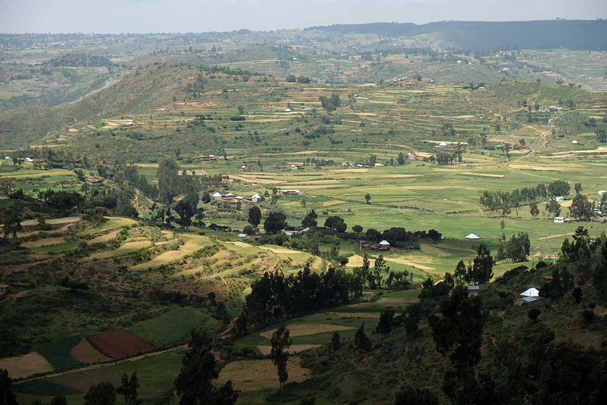 Zona rural entre Wukro y Eritrea