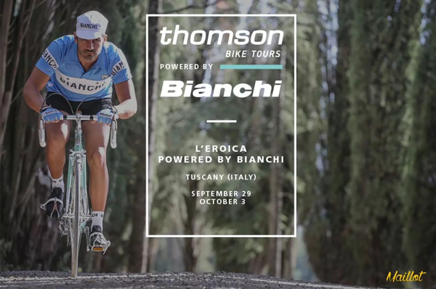 L´Eroica, Bianchi organiza a través de Thomson Bike Tours un viaje cicloturista vintage