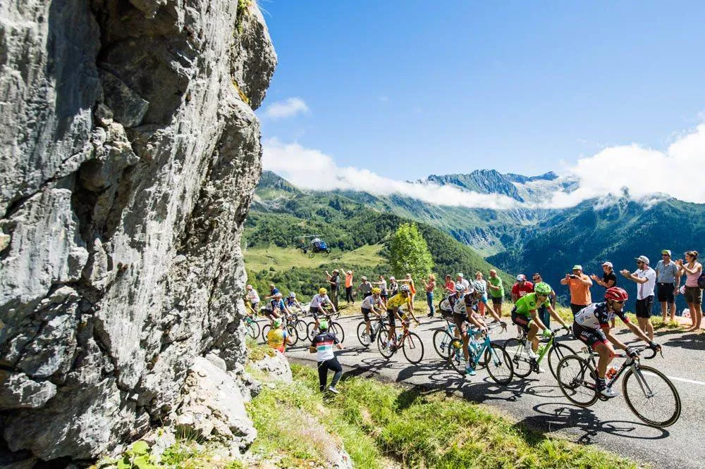 Corredores en el Tour de Francia