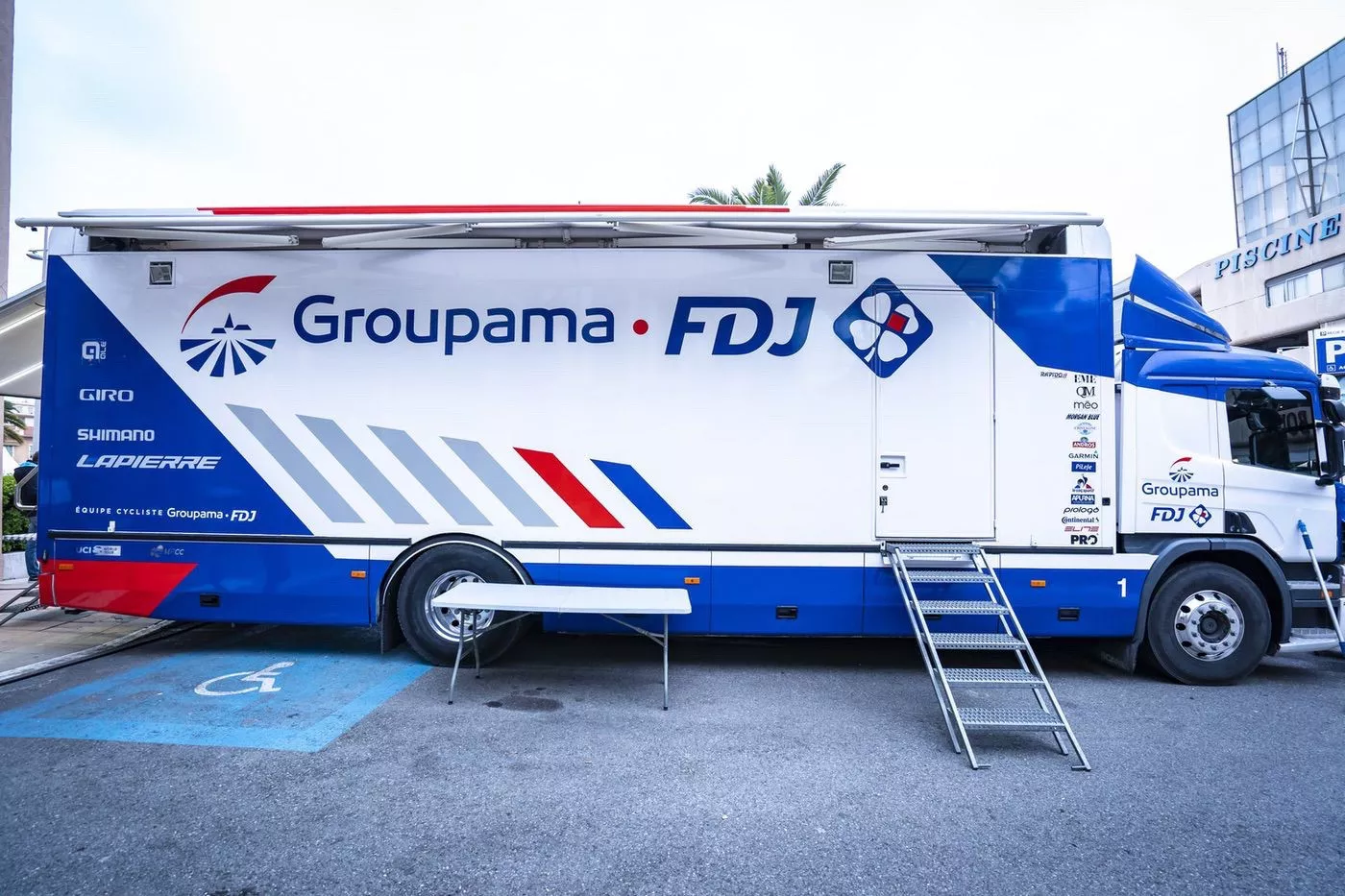 Camión taller de Groupama-FDJ