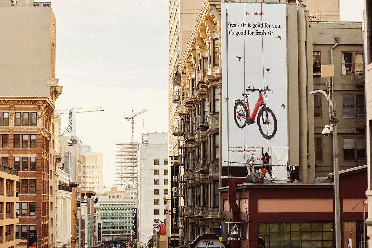 Campaña de la Cannondale Aventure Neo en San Francisco