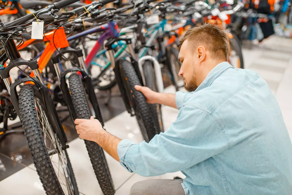 Comrpando una bicicleta