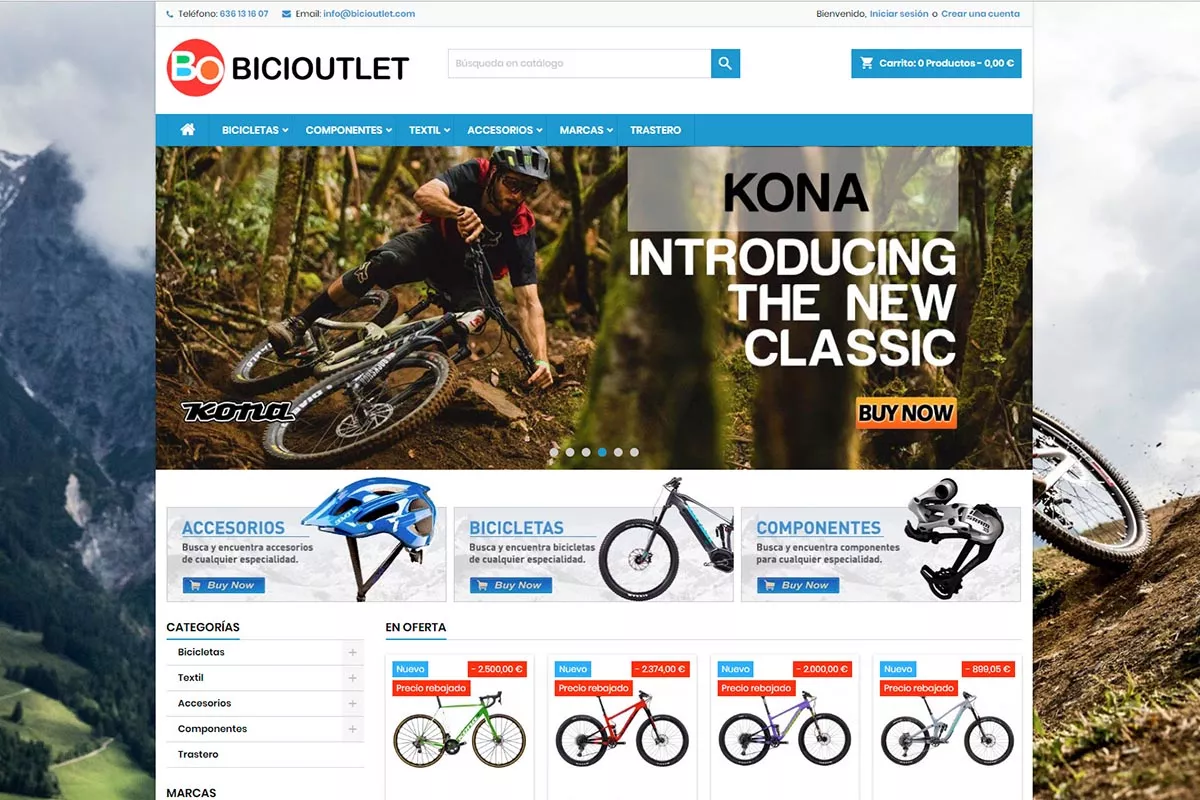 Portada de Bicioutlet.com