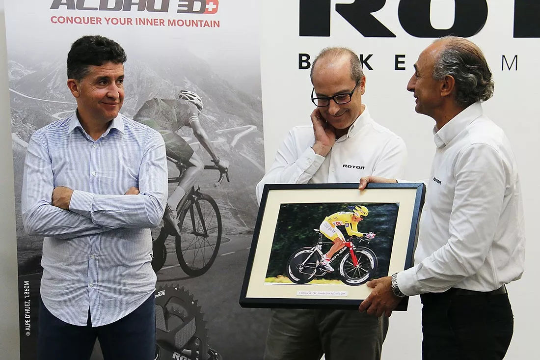 ROTOR homenajea a Carlos Sastre en el 10º aniversario de su Tour