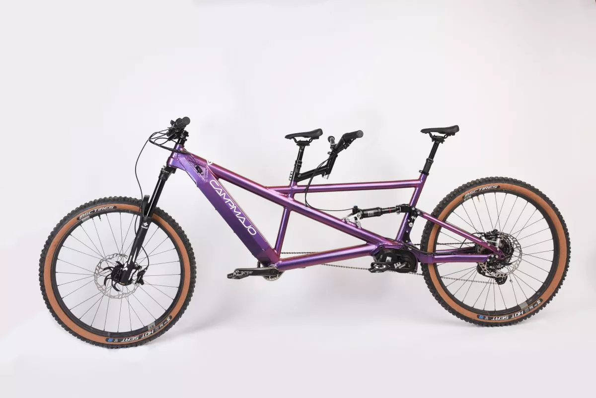 Campmajó Bikes presenta su e-Tándem EnDuo 2023: doble suspensión, con batería y motor integrados