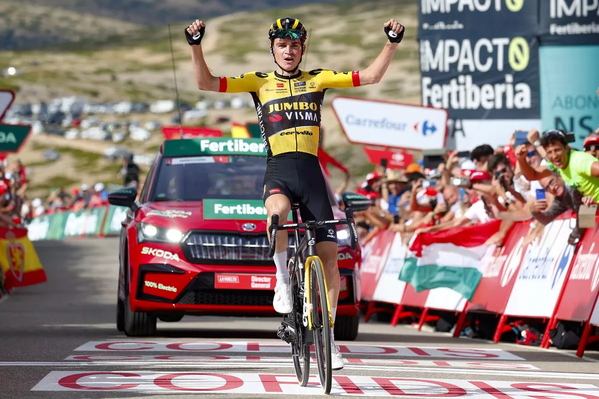 Sepp Kuss, vencedor en La Vuelta... y rey en Strava