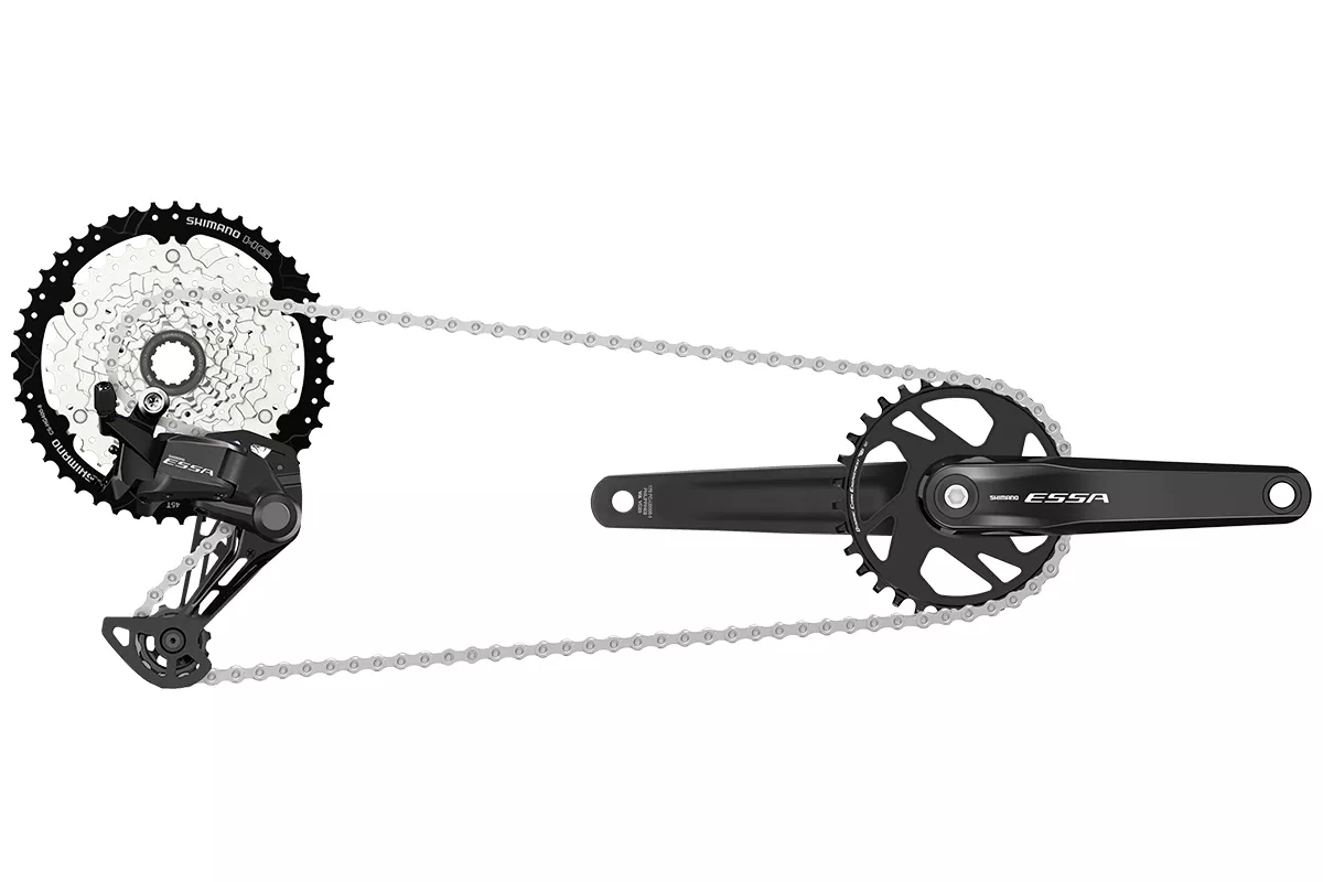 Nuevo grupo Shimano ESSA: monoplato para unificar los grupos económicos de 8 velocidades