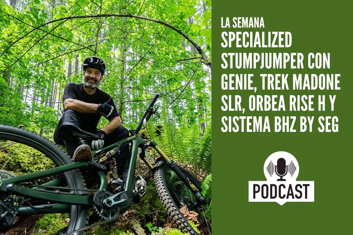Specialized Stumpjumper 15 con Genie, Trek Madone SLR, Orbea Rise H y sistema BHZ by SEG