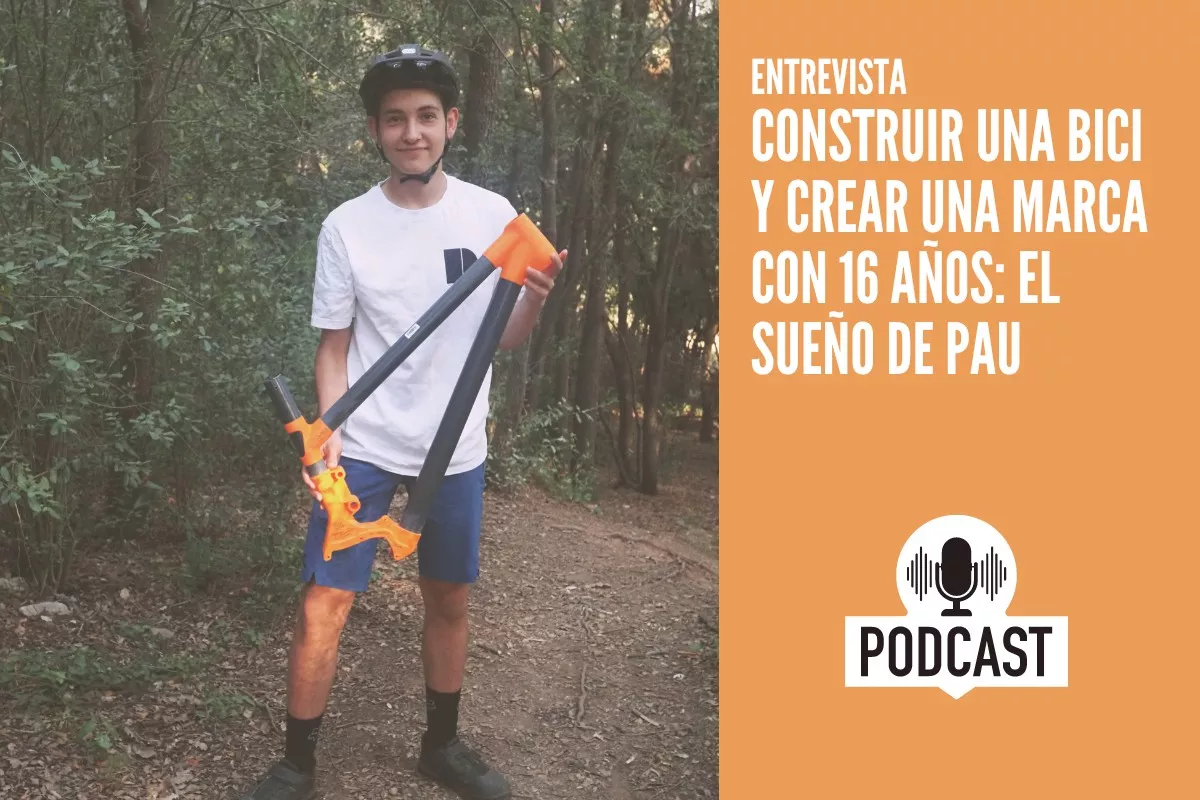 Construir una bici y crear una marca con 16 años: El sueño de Pau