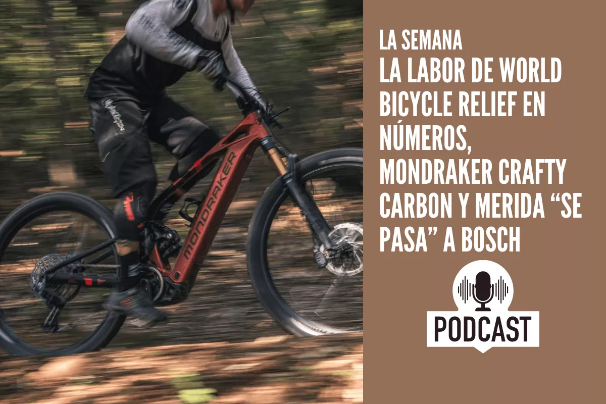 La labor de World Bicycle Relief en números, Mondraker Crafty Carbon y Merida “se pasa” a BOSCH