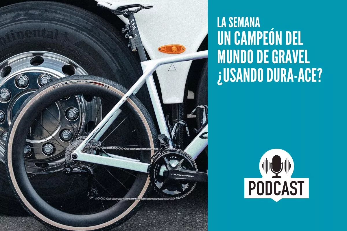 Un campeón del mundo de gravel ¿Usando Dura-Ace?