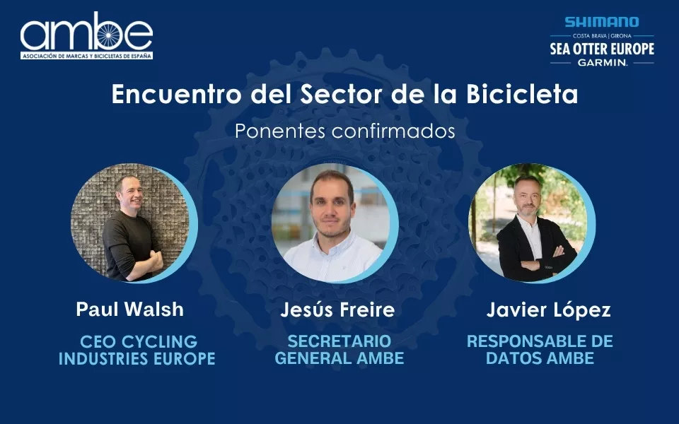 AMBE convoca el Encuentro del Sector de la Bicicleta 2026 en Sea Otter Europe para analizar la evolución del mercado