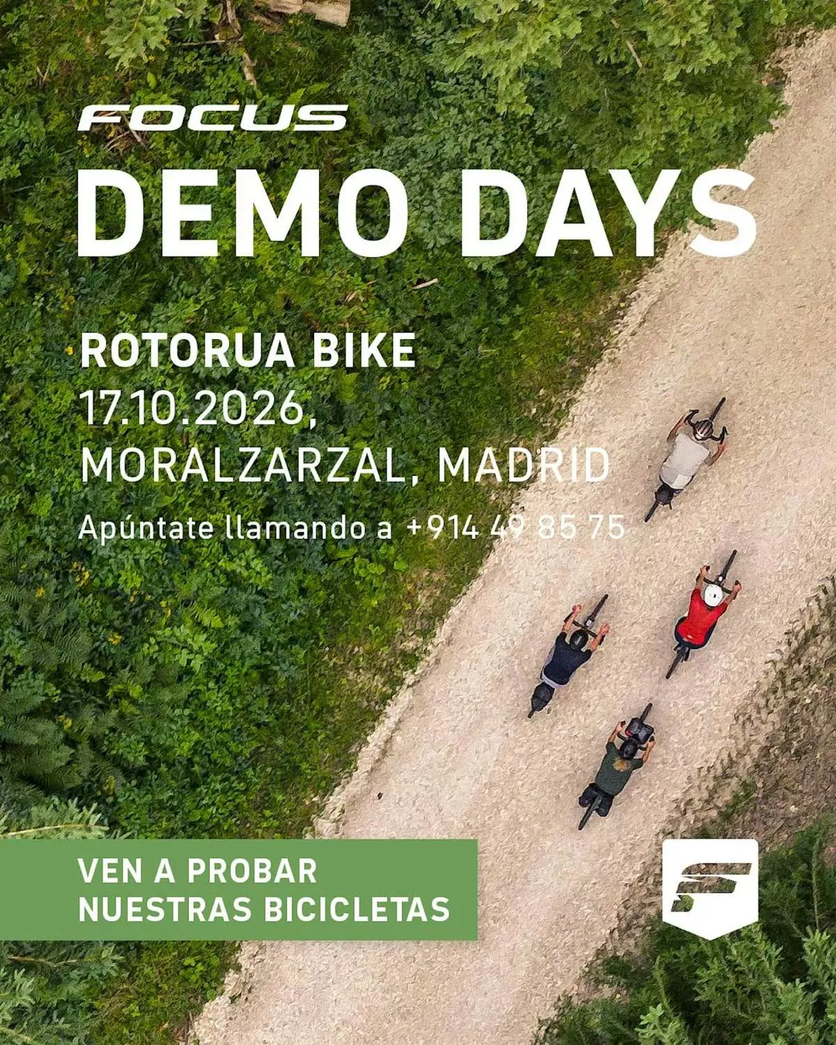 Los FOCUS Demo Days de gravel llegan a Moralzarzal (Madrid)