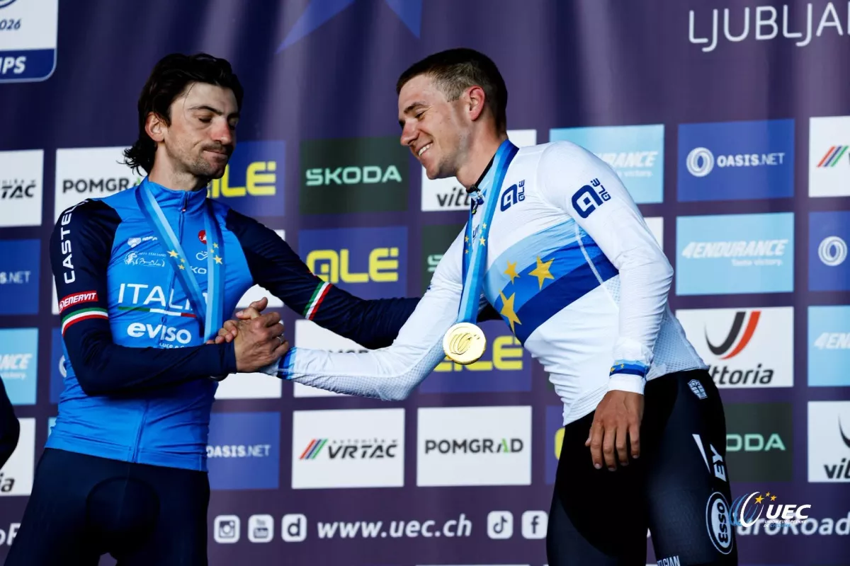 Monoplato y cordones: así ha ganado Remco Evenepoel el Campeonato de Europa 2026