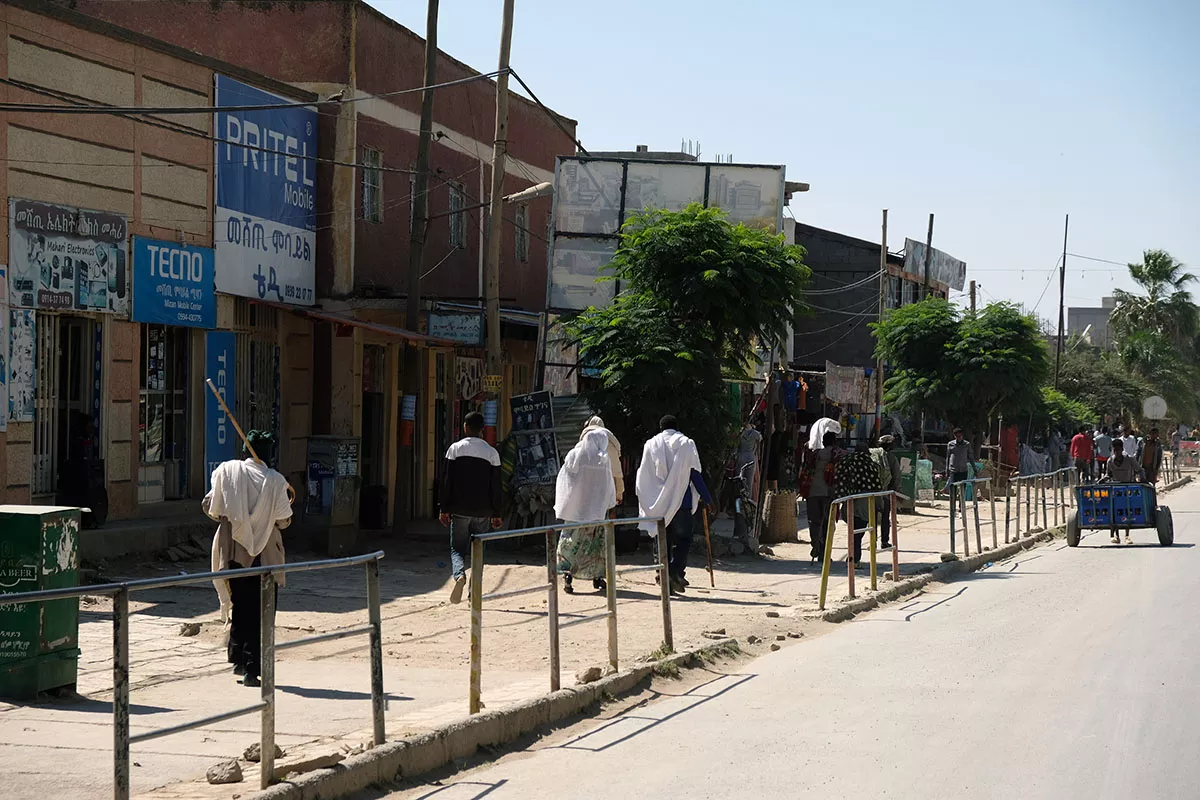 Calle principal de Wukro